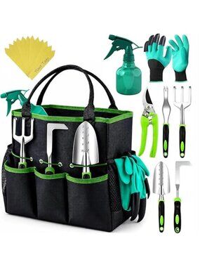 Heavy Duty Gardening Tools - Gardening Gifts for Women, Men, Mom, Dad - Durable